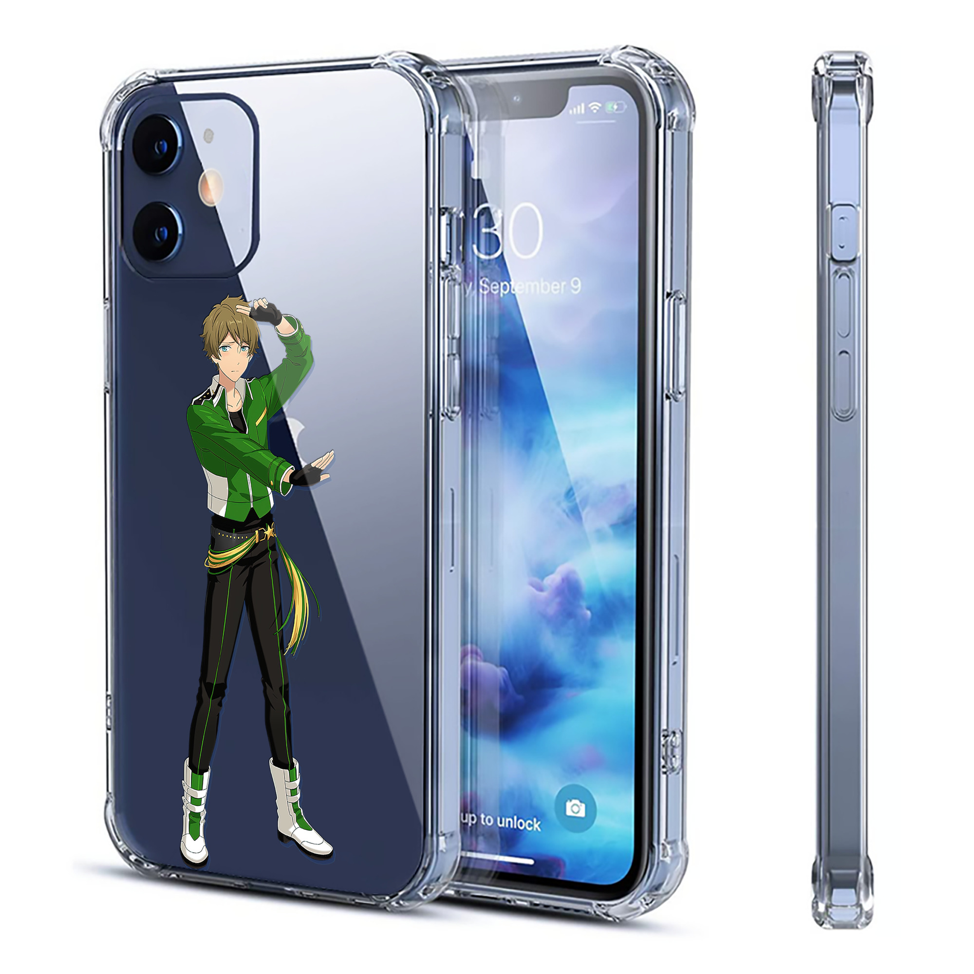 （画像用） あんさんぶるスターズ! Ensemble Stars 【iPhone 12シリーズ対応】透明スマホケース（クリアソフトケース）